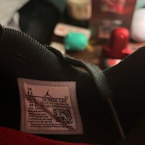 Jordan Air 200E,  black white and red color way